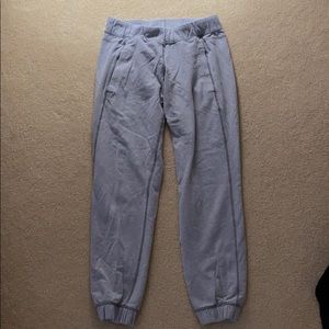 SIZE 4 LULULEMON GRAY JOGGERS!!!